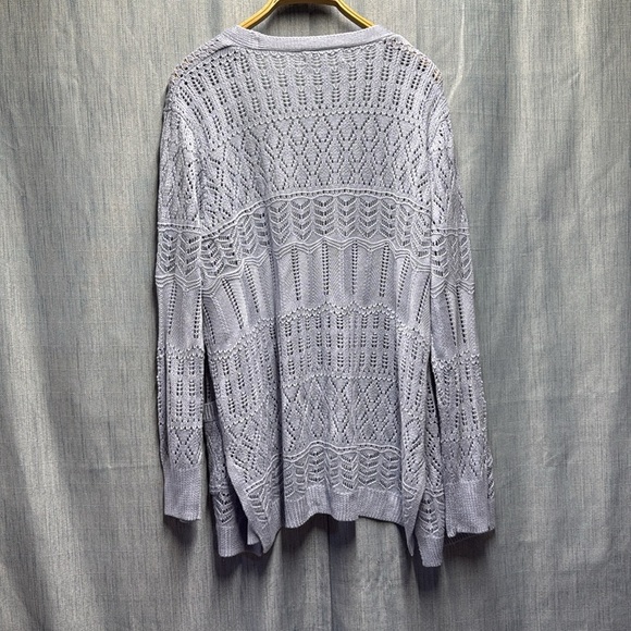 🚩 Wild skye blue Women's Light Knit Sweater size XXL - Picture 7 of 7
